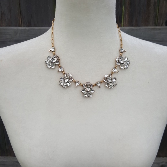 J. Crew Jewelry - J. Crew Crystal Necklace Prom Jewelry
